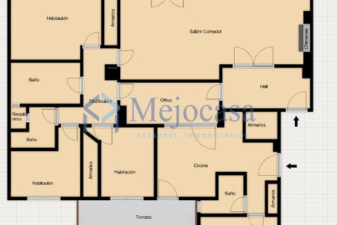 91814-23 Luminosa y amplia vivienda en Arapiles (Chamberí).