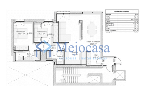 96058-021 Exclusiva vivienda reformada en Calle Orense.