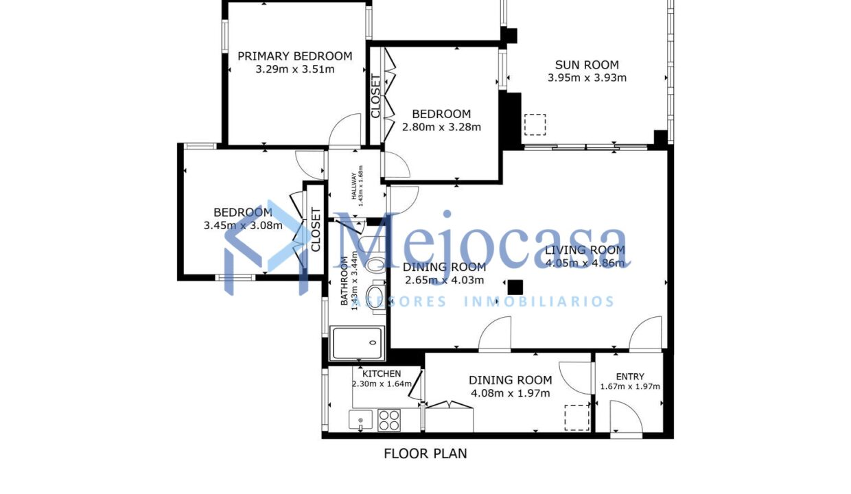 96478-35 Piso en Esperanza - Canillas, completamente exterior, con terraza abierta.